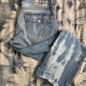 Distressed True Religion Jeans